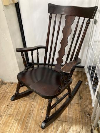 北海道民芸家具 (ホッカイドウミンゲイカグ) ロッキングチェアー ブラウン
