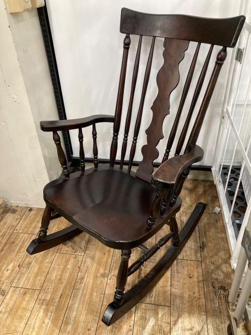 北海道民芸家具 (ホッカイドウミンゲイカグ) ロッキングチェアー ブラウン