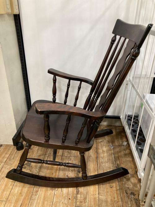 北海道民芸家具 (ホッカイドウミンゲイカグ) ロッキングチェアー ブラウン