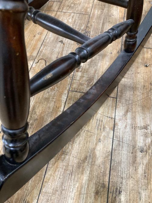 北海道民芸家具 (ホッカイドウミンゲイカグ) ロッキングチェアー ブラウン