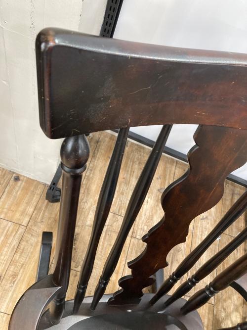 北海道民芸家具 (ホッカイドウミンゲイカグ) ロッキングチェアー ブラウン