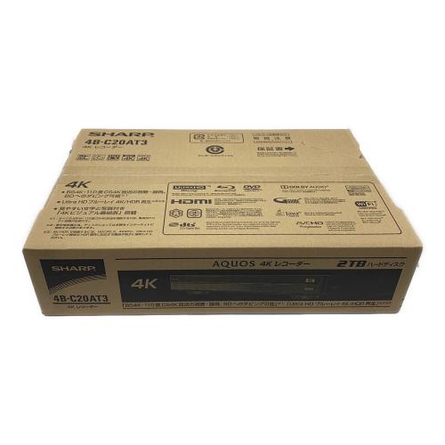 SHARP (シャープ) 4Kレコーダー 4B-C20AT3 2018年モデル 未使用品