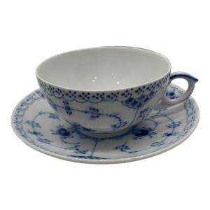ROYAL COPENHAGEN (ロイヤル・コペンハーゲン) カップ&ソーサー ブルーフルーテッド・ハーフレース