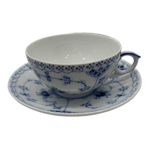 ROYAL COPENHAGEN (ロイヤル・コペンハーゲン) カップ&ソーサー ブルーフルーテッド・ハーフレース