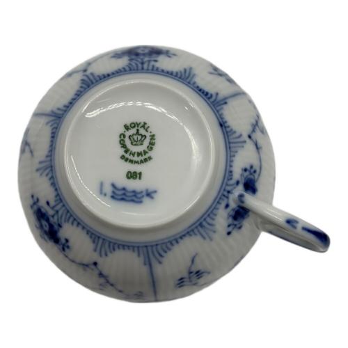 ROYAL COPENHAGEN (ロイヤル・コペンハーゲン) カップ&ソーサー ブルーフルーテッド・ハーフレース