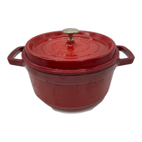 Staub (ストウブ) 鍋 22cm レッド LA COCOTTE