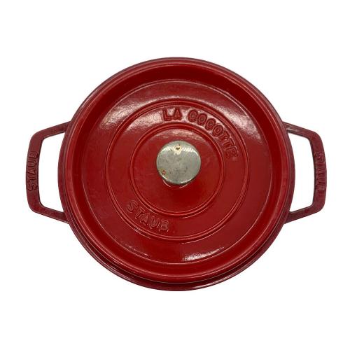 Staub (ストウブ) 鍋 22cm レッド LA COCOTTE