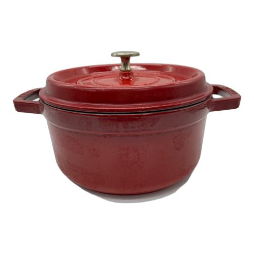 Staub (ストウブ) 鍋 22cm レッド LA COCOTTE