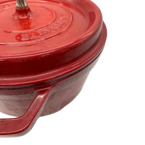 Staub (ストウブ) 鍋 22cm レッド LA COCOTTE