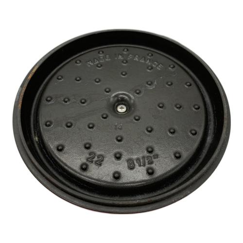 Staub (ストウブ) 鍋 22cm レッド LA COCOTTE