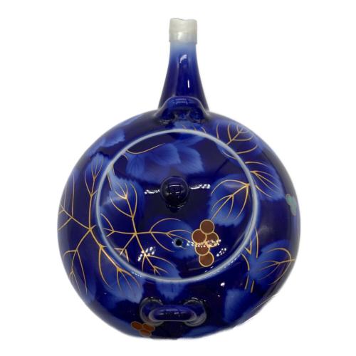 深川製磁 (フカガワセイジ) 茶器揃え　瑠璃葡萄　