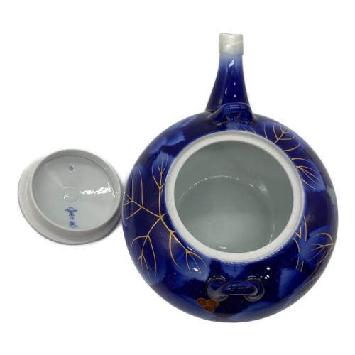 深川製磁 (フカガワセイジ) 茶器揃え　瑠璃葡萄　