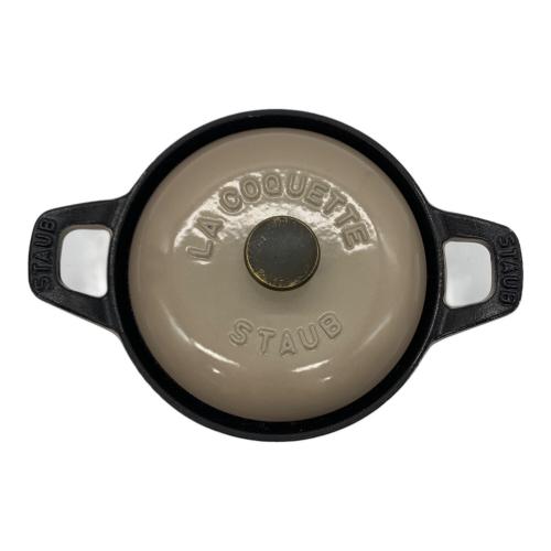 Staub (ストウブ) 両手鍋 12cm グレージュ ヴィンテージシリーズ