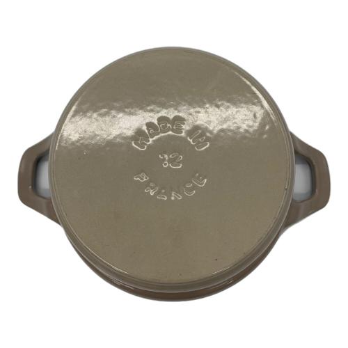 Staub (ストウブ) 両手鍋 12cm グレージュ ヴィンテージシリーズ