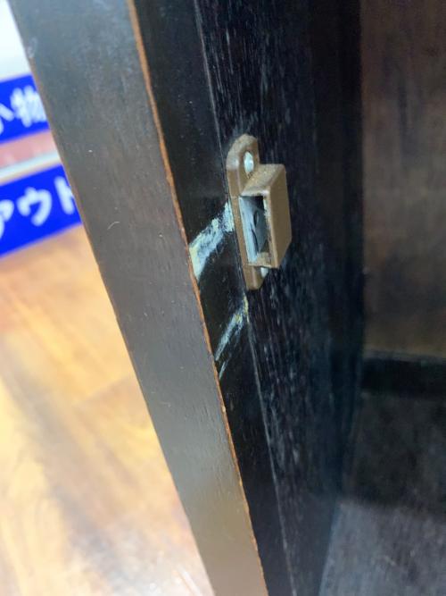 カリモク 電話台 ホワイト×ブラウン