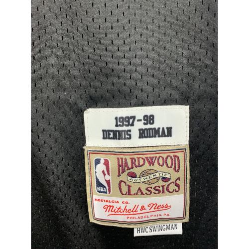 MITCHELL & NESS (ミッチェルアンドネス) メッシュタンクトップ CHICAGO BULLS DENNIS RODMAN 91番 メンズ SIZE M ブラック×レッド