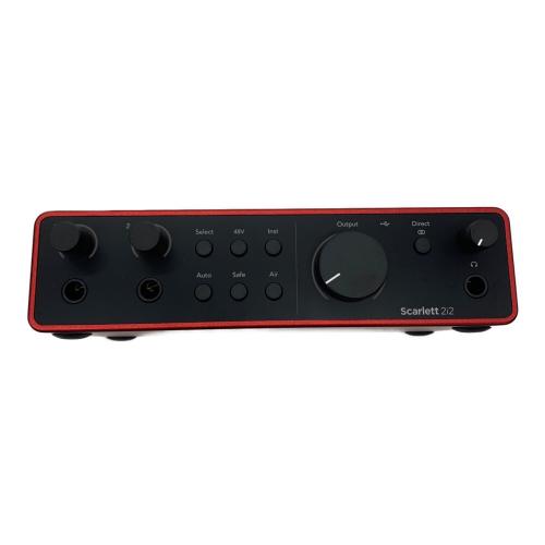 Focusrite (フォーカスライト) オーディオインターフェイス SCARLETT 2i2 4th gen