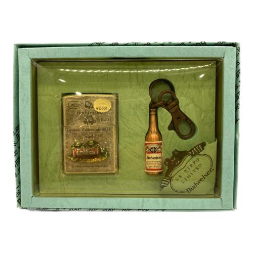 ZIPPO (ジッポ) オイルライター 1999年 Budweiser カエル リミテッドエディション/キーホルダーセット @