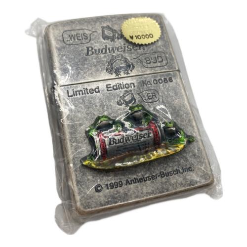 ZIPPO (ジッポ) オイルライター 1999年 Budweiser カエル リミテッドエディション/キーホルダーセット @