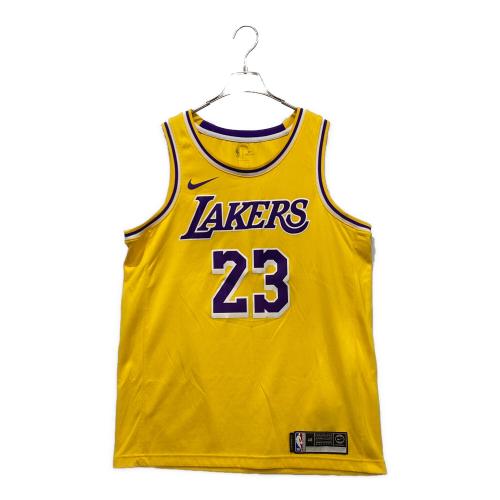 NIKE (ナイキ) バスケットボールユニフォーム レブロン メンズ SIZE L イエロー×パープル