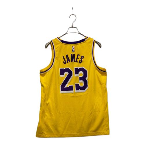 NIKE (ナイキ) バスケットボールユニフォーム レブロン メンズ SIZE L イエロー×パープル