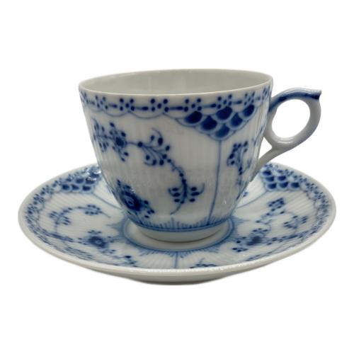 ROYAL COPENHAGEN (ロイヤル・コペンハーゲン) カップ&ソーサー ブルーフルーテッド・ハーフレース