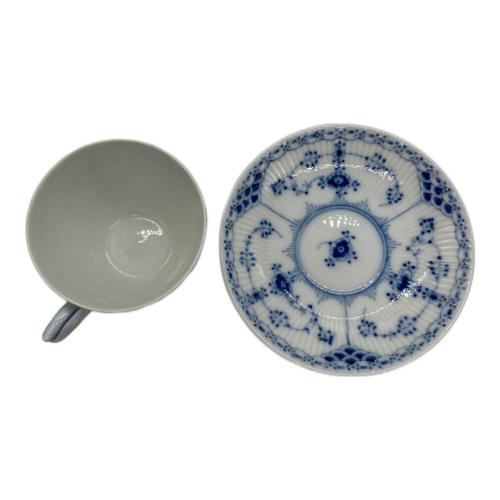 ROYAL COPENHAGEN (ロイヤル・コペンハーゲン) カップ&ソーサー ブルーフルーテッド・ハーフレース
