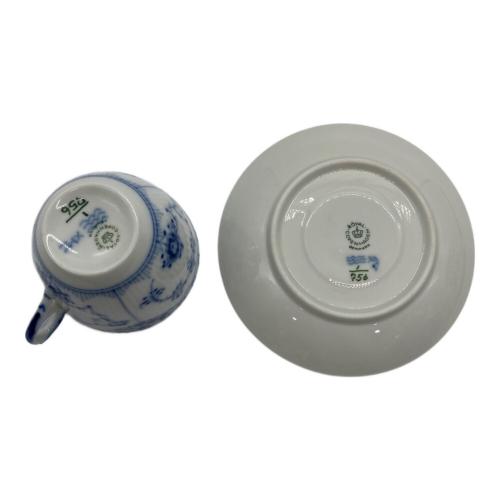 ROYAL COPENHAGEN (ロイヤル・コペンハーゲン) カップ&ソーサー ブルーフルーテッド・ハーフレース