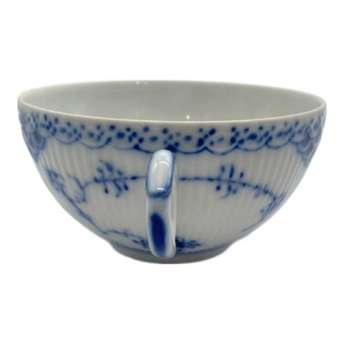 ROYAL COPENHAGEN (ロイヤル・コペンハーゲン) ティーカップ&ソーサー ブルーフルーテッド・ハーフレース
