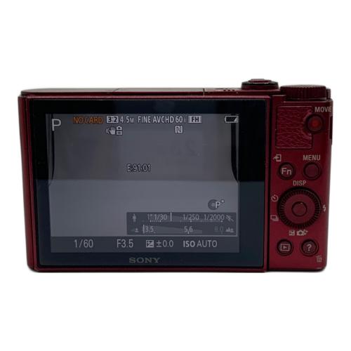 SONY (ソニー) コンパクトデジタルカメラ DSC-WX500 レッド キズ有