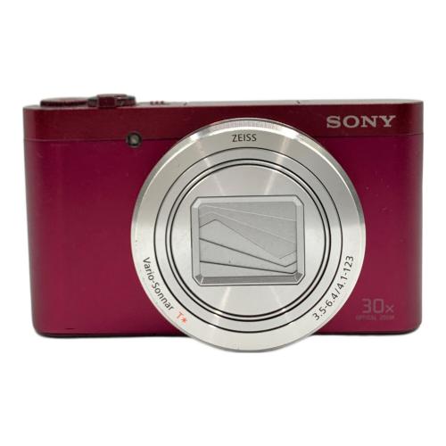 SONY (ソニー) コンパクトデジタルカメラ DSC-WX500 レッド キズ有
