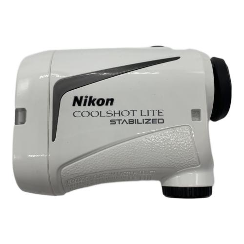 Nikon (ニコン) ゴルフ距離測定器 ホワイト クールショットライト スタビライザー