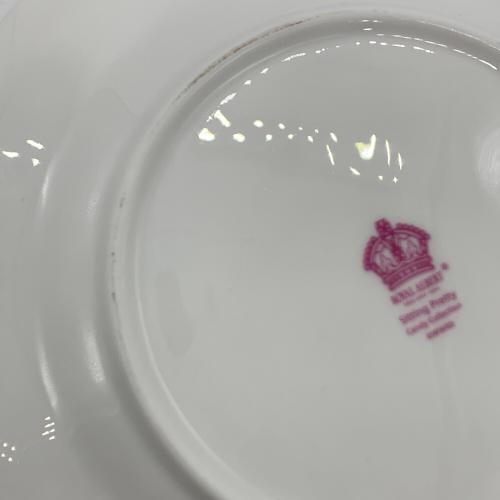 ROYAL ALBERT (ロイヤルアルバート) カップ&ソーサー・プレートセット シッティング・プリティ・ROYAL ALBERT 100周年 キャンディー・コレクション