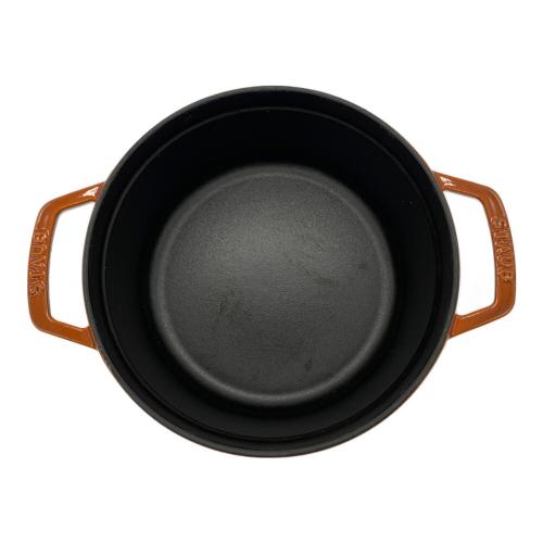 Staub (ストウブ)　ピコ・ココット・ラウンド 22cm オレンジ