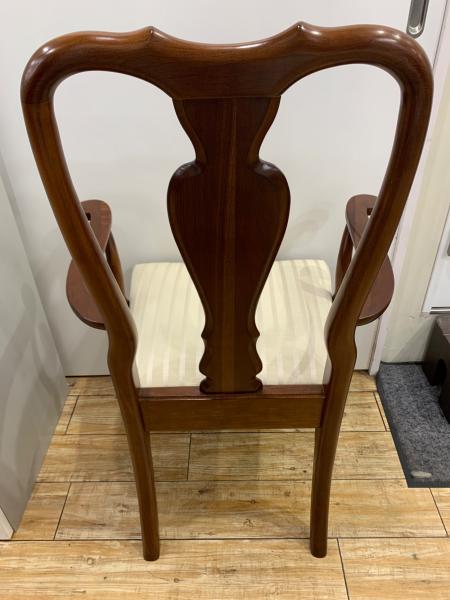 ETHAN ALLEN (イーセンアーレン) ダイニングアームチェアー ブラウン
