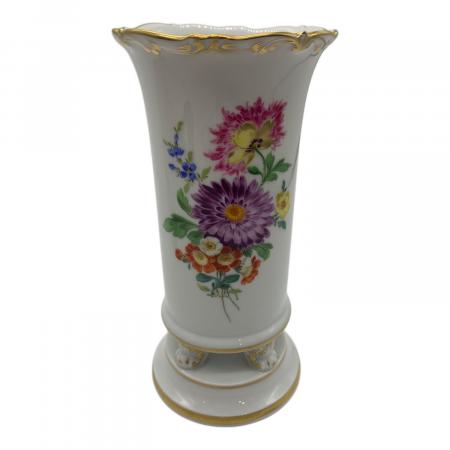 Meissen (マイセン) 金彩フラワーベース 花柄 四つ脚｜トレファクONLINE
