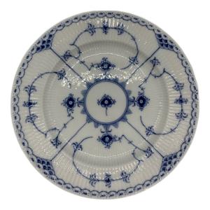 ROYAL COPENHAGEN (ロイヤル・コペンハーゲン) プレート 572 22.5cm ブルーフルーテッド・ハーフレース