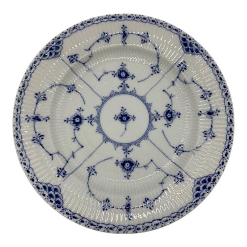 ROYAL COPENHAGEN (ロイヤル・コペンハーゲン) プレート 26cm カケ・凹み・キズアリ有 ブルーフルーテッド・ハーフレース
