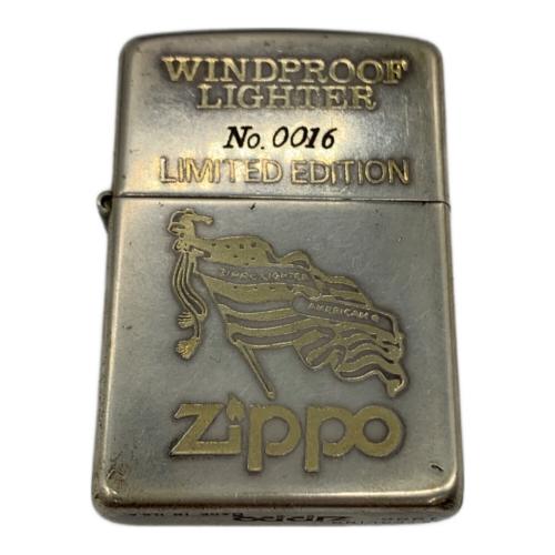 ZIPPO (ジッポ) オイルライター WINDPROOF LIGHTER LIMITED EDITION No.0016/カバー34.2g