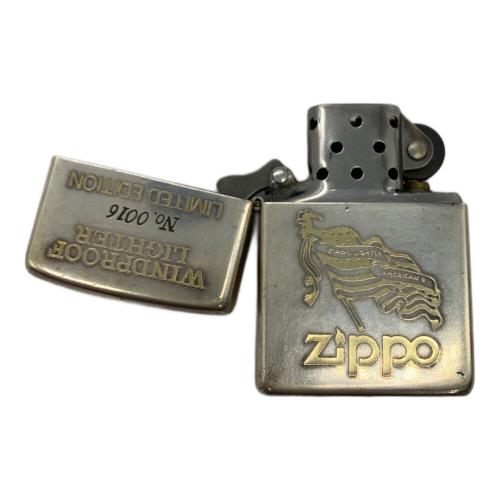 ZIPPO (ジッポ) オイルライター WINDPROOF LIGHTER LIMITED EDITION No.0016/カバー34.2g