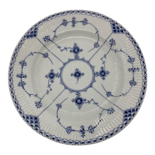 ROYAL COPENHAGEN (ロイヤル・コペンハーゲン) プレート 26cm カケ・凹み・キズアリ有 ブルーフルーテッド・ハーフレース