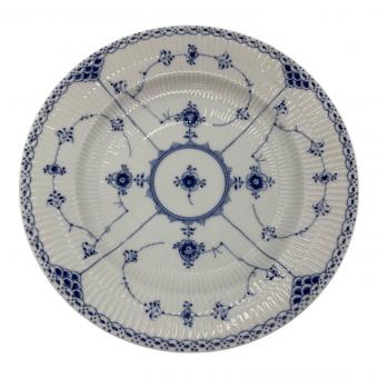 ROYAL COPENHAGEN (ロイヤル・コペンハーゲン) プレート 26cm カケ・凹み・キズアリ有 ブルーフルーテッド・ハーフレース