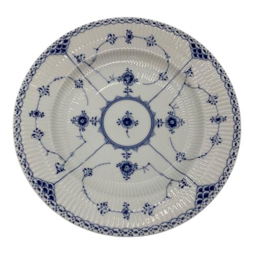 ROYAL COPENHAGEN (ロイヤル・コペンハーゲン) プレート 26cm カケ・凹み・キズアリ有 ブルーフルーテッド・ハーフレース