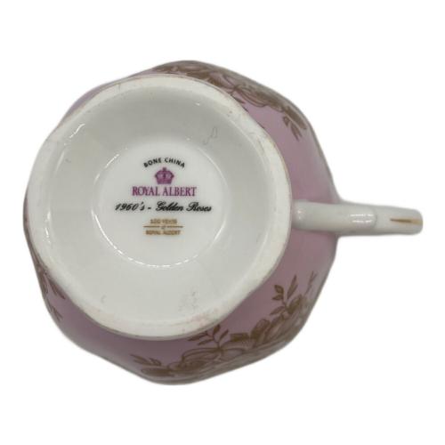 ROYAL ALBERT (ロイヤルアルバート) カップ&ソーサー 100周年記念限定版 ゴールデンローズ