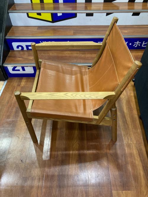 journal standard Furniture (ジャーナルスタンダードファニチャー) ラウンジチェアー ブラウン×ナチュラル COLTON