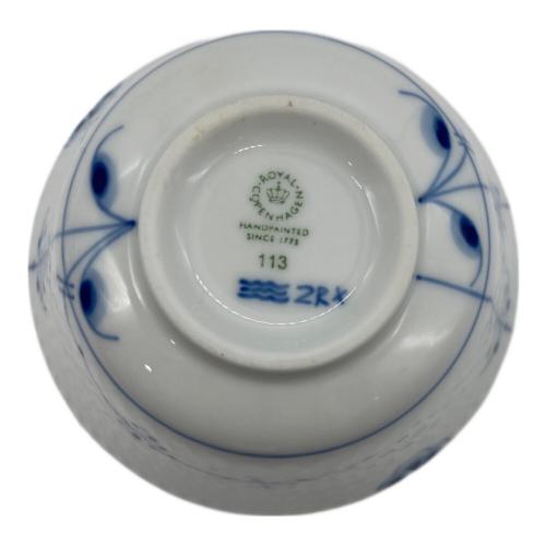 ROYAL COPENHAGEN (ロイヤル・コペンハーゲン) 蓋付ボウル 112/113 ブルーパルメッテ