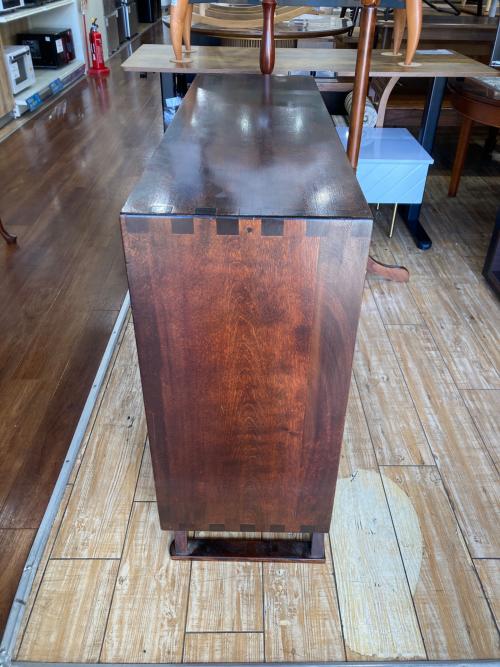 松本民芸家具 (マツモトミンゲイカグ) 90型茶箪笥 ブラウン　ミズメザクラ無垢材
