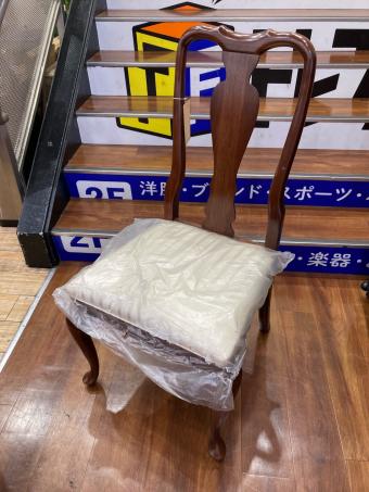 ETHAN ALLEN (イーセンアーレン) Gerogian Court　ダイニングチェアー ブラウン
