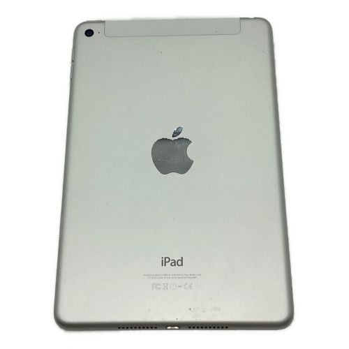 Apple (アップル) iPad mini(第4世代) F9FY70SSGHMP 画面キズ多数 MK772J/A 128GB iOS ー 程度:Cランク サインアウト確認済