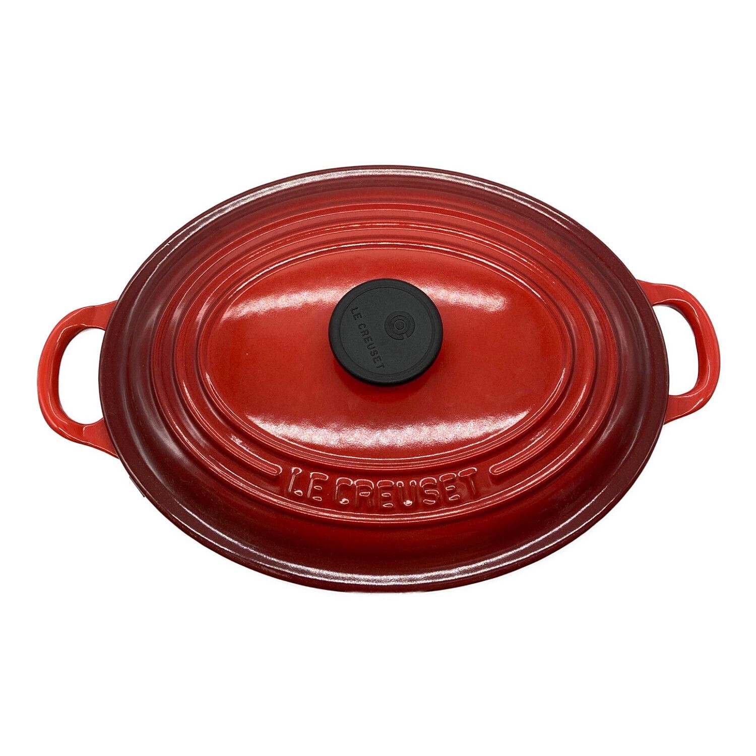 LE CREUSET (ルクルーゼ) オーバルキャセロール レッド 23㎝｜トレファクONLINE